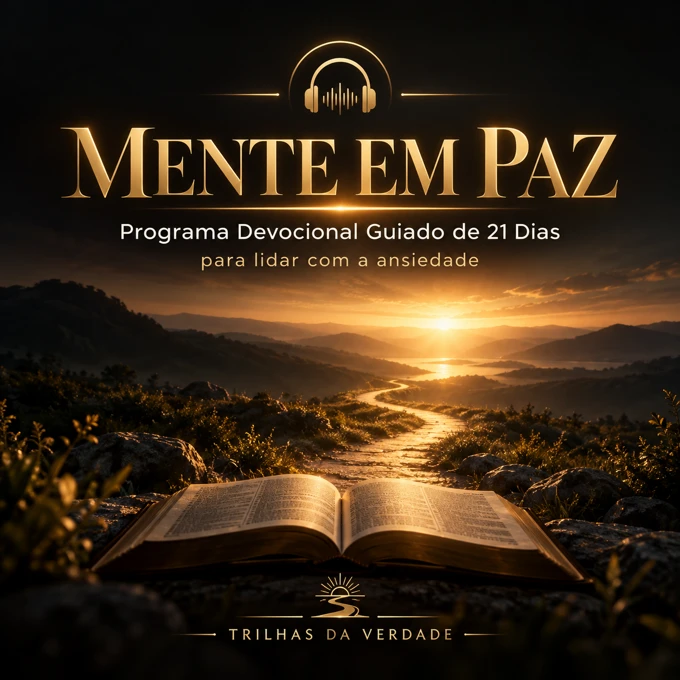 Capa de Mente em Paz, programa devocional guiado de 21 dias